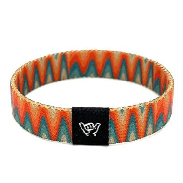 Imagem de Hang Loose Bands - Pulseira Southwestern para homens, mulheres e adolescentes - Estampa tribal confortável e Boho - Pulseira reversível estilo ocidental, Extra Small: 5.5" length (for petites & kids),