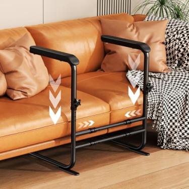 Imagem de Fasjloctavty Suporte de sofá com alça larga para idosos, suporte de elevação de cadeira ajustável em altura e largura para idosos, gravidez, deficientes, auxílio de mobilidade de aderência suave