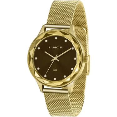 Imagem de Relógio Lince Feminino Analógico Marrom Lrg4707l N1kx