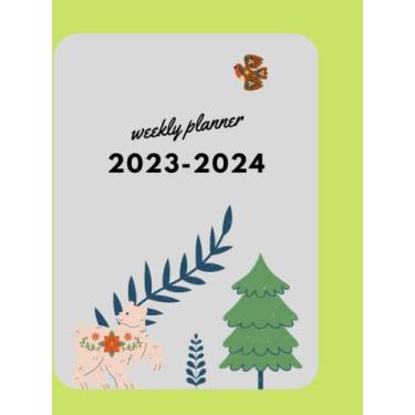 Imagem de weekly planner 2023-2024: large weekly planner 8.25x11,105 pages