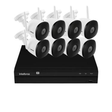 Imagem de Kit 8 Câmeras Intelbras Im5 Full Hd Nvd 1408 Intelbras Sem Hd