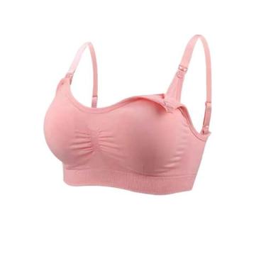 Imagem de Sutia Amamentação Reforçado Lingerie Roupa Maternidade Bojo - SOPHIA M