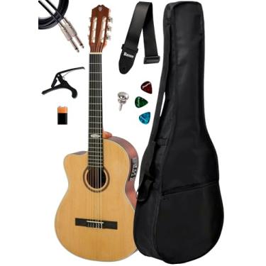 Imagem de Violão Strinberg Sc200c Ns Lh + Capa E Acessórios