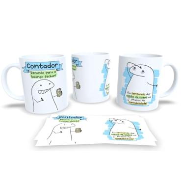 Imagem de Caneca de Porcelana Profissões – Diversas Áreas – Ideal para Um Mimo (Contador)