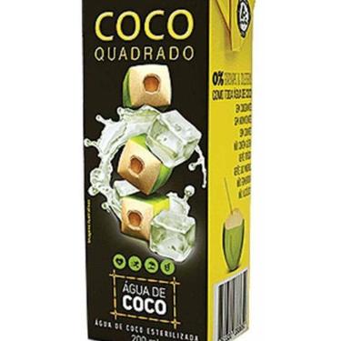 Imagem de Água De Cocô Quadrado 20 Caixinhas 200Ml - Atacado