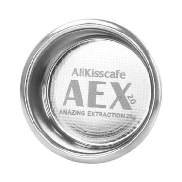 Imagem de Cesta De Filtro De Café De Aço Inoxidável 58mm, Portafilter Sem Fundo 