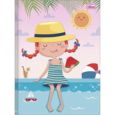 Imagem de Caderno Tilibra 96 Folhas Brochurão Capa Dura Universitário Sapeca Feminino.