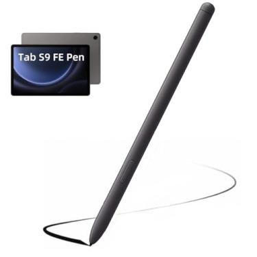 Imagem de Caneta de reposição para Galaxy Tab S9 FE para Samsung Galaxy Tablet S9 FE Stylus (níveis de pressão 4096), cinza