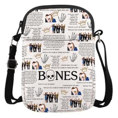Imagem de Bolsa tiracolo para programa de TV forense Dancing Phalanges Forensic Science Gift TV Series Fan Wallet Bag, We Have Been Chasing Crossbody Bag, Simples e prática