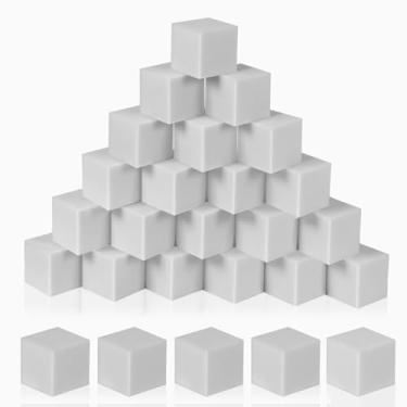 Imagem de COZYTRAUM 48-Pack 5 Inch Foam Cubes, Soft Play Pit Fillers for Indoor Games, Trampoline & Rock Climbing Mats - Light Gray