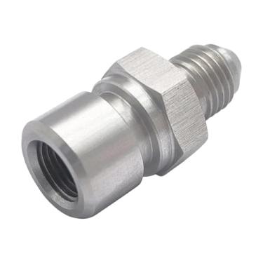 Imagem de JicSuXi Adaptador de linha de freio fêmea com alargamento invertido métrico substitui equipamento componente, adaptador para de direção de carros, An4 para M10x1