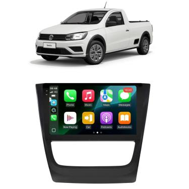 Imagem de Kit Multimídia Saveiro Robust 2016 / 2019 9 Pol Android Carplay Gps 2/32GB - 915BR ROADSTAR