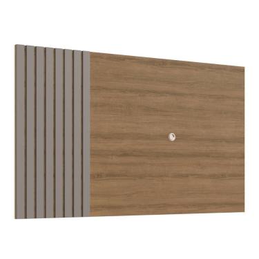 Imagem de Painel Para Tv 65 Polegadas Ripado 180cm Mel Fume Proddy