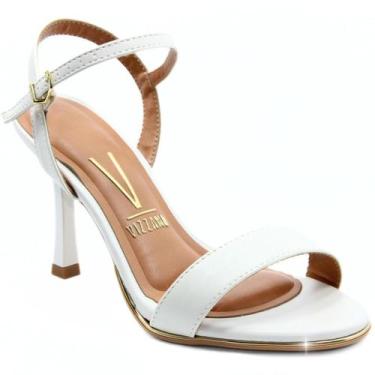 Imagem de Sandália Vizzano Salto Fino Feminina - Off White, 37