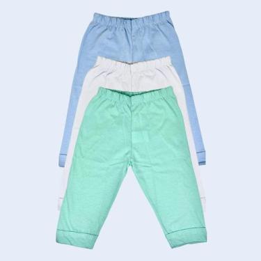 Imagem de Kit de mijão liso kadoshinha, Kit azul, Branco, Verde