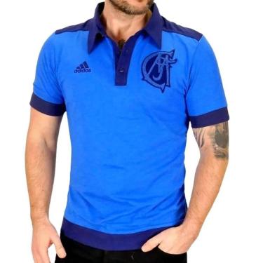 Imagem de Camisa Polo Real Madrid Adidas Premium Edição Limitada Azul G90510-Masculino