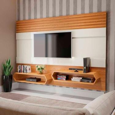 Imagem de Painel Home Theater 220cm x 150cm 75 Polegadas 100% Mdf - Dalla Costa 