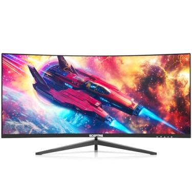 Imagem de Sceptre Novo monitor de jogos curvado de 30 polegadas 200 + Hz alto-falantes embutidos 2560 x 1080p HDMI x2 DP x2 2025