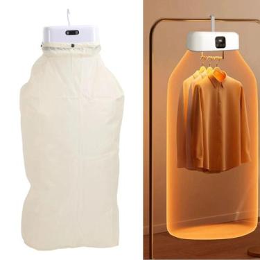 Imagem de Secador Roupa Elétrica Portátil Compacto Com Cortina Secagem 220v - AQ