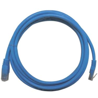 Imagem de Cabo de Rede Cat6 100% Cobre 2,5m Homologado Anatel Azul