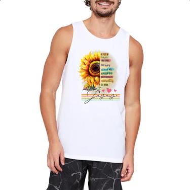 Imagem de Camiseta Regata Gospel Girassol a Fe - Alearts, G