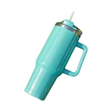 Imagem de Copo De Sorvete De Aço Inoxidável Isolado De 40oz Com Grande Capacidad