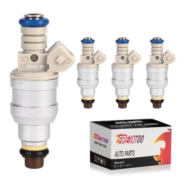 Imagem de FIREMOTOO Pacote de injetor de combustível com 4 furos compatíveis com Mazda B2500 2.5L 1998-2001 para Mercury Topázio 1988-1990 para Ford Ranger 1985-2001 Aerostar 1986-1987 Tempo 1988-1990 para