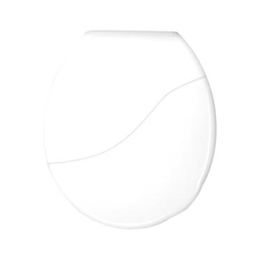 Imagem de Assento Tampa para Vaso Sanitário Oval Bellart Almofadado Slim Branco Durín