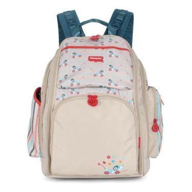 Imagem de Mochila Maternidade Bolsa Mamãe Bebê Original Fisher Price - Luxcel, B