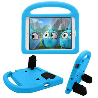 Imagem de Capa infantil para iPad 4/iPad 3/iPad 2 (modelo antigo 2012/2011) 9,7 polegadas, capa UUcovers leve de silicone macio à prova de choque com alça para iPad 4ª/3ª/2ª geração, 9,7 polegadas, azul