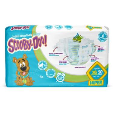 Imagem de Fralda Scooby Doo Hiper 1 Pacote, XG