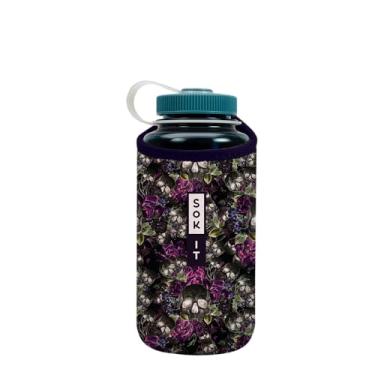 Imagem de Sok It BotlSok Capa de neoprene isolada para garrafa de água (depois de escurecer, serve para 946 ml de Nalgene)
