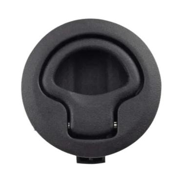 Imagem de Puxador Redondo Embutido Com Trava De Fechamento Rápido Para Portas De