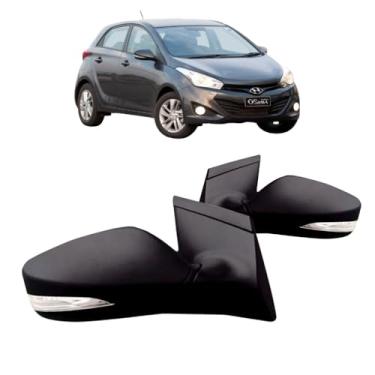 Imagem de Retrovisor Hb20 2013 2014 2015 2016 Eletrico Com Pisca