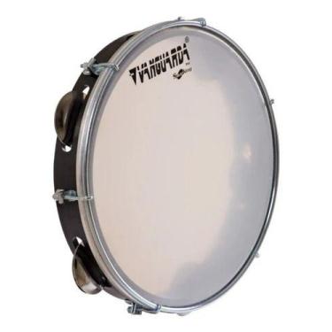 Imagem de Pandeiro Vanguarda By Spanking Abs Preto 10  Pele Leitosa, Preto
