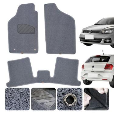Imagem de Tapete Capacho Gol G7 G8 2021 22 Capacho Vinil Cinza Impermeável Gross