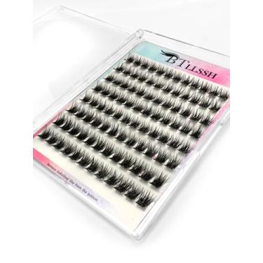 Imagem de Cílios autoadesivos aparência natural sem necessidade de cola, cílios postiços reutilizáveis, cílios autoadesivos, faixa transparente, faixa de cílios falsos, ac04 da BRLLSSH