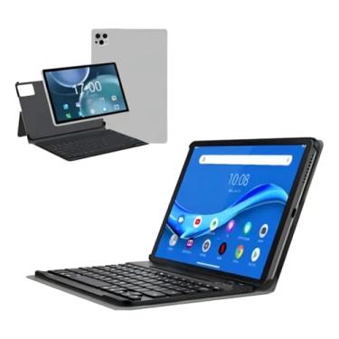 Imagem de Tablet 10.1 Polegadas X19 Pro, 64GB + 4GB RAM, Android 12, Conexão 5G, Dual SIM, TECLADO, CAPA Protetora e FONES de Ouvido