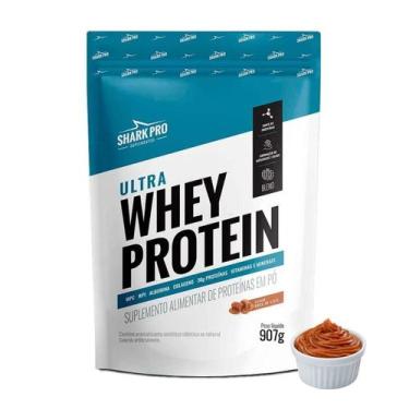 Imagem de Whey protein ultra doce de leite 907g sharkpro