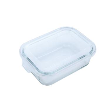 Imagem de Pote de Vidro Retangular com Tampa 640ml