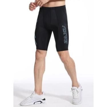 Imagem de Calças De Compressão Para Corrida Masculinas De Secagem Rápida, Shorts