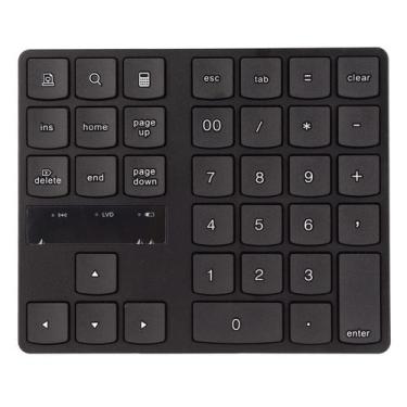 Imagem de Teclado numérico sem fio GOWENIC 35 teclas Bluetooth recarregável