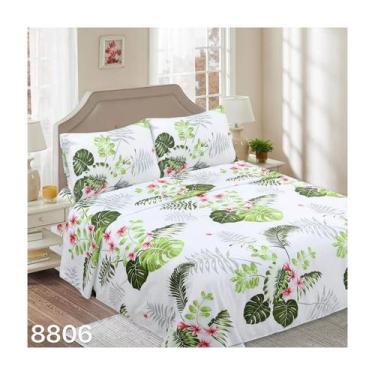 Imagem de Conjunto de lençóis de poliéster e algodão, 144 fios, 1,5 quadrados - 