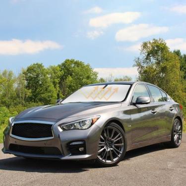 Imagem de Pára-brisa Sun Shade SLOGENTO para Infiniti Q50 Sedan 2014-2024