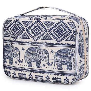 Imagem de Bolsa de higiene de viagem Narwey Small para mulheres em nylon imperme