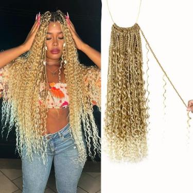 Imagem de Crochet Braids knovotch Boho Box Braids de 24 polegadas para mulheres 