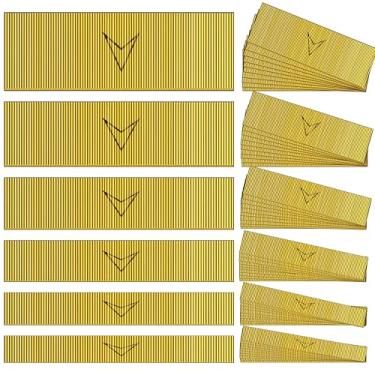 Imagem de Pregos de pino calibre 23 - 6000 unidades, (3/20.3 cm, 5/20.3 cm, 4/12.7 cm, 2.5 cm, 1-3/40.6 cm, 3-3/20.3 cm) 6 tamanhos sortidos pregos sem cabeça para pinos pneumáticos ou elétricos de 23 GA