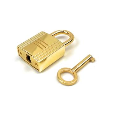 Imagem de VersaKits Pacote com 4 mini cadeados dourados com chaves – Fechaduras pequenas de metal para bolsas, mochilas, bagagens, caixas de joias e armazenamento