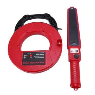 Imagem de ASHATA Detector de Bloqueio do Tubo, Alta Precisão 2m de Longa Distância Finder de Entupimento de Tubulação Com Sondas à Prova D'água, para Tubos de Metal de Cimento de Cimento de Aço