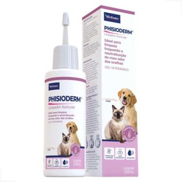 Imagem de Phisioderm Limpador Auricular 100ml Virbac Pet Cães E Gatos